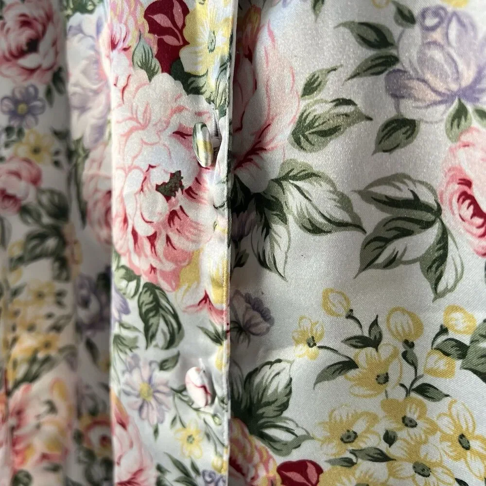 Kathryn floral satin